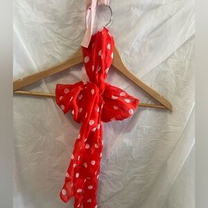Rare Vintage H&M "Rockabilly" Polka Dot Scarf EUC